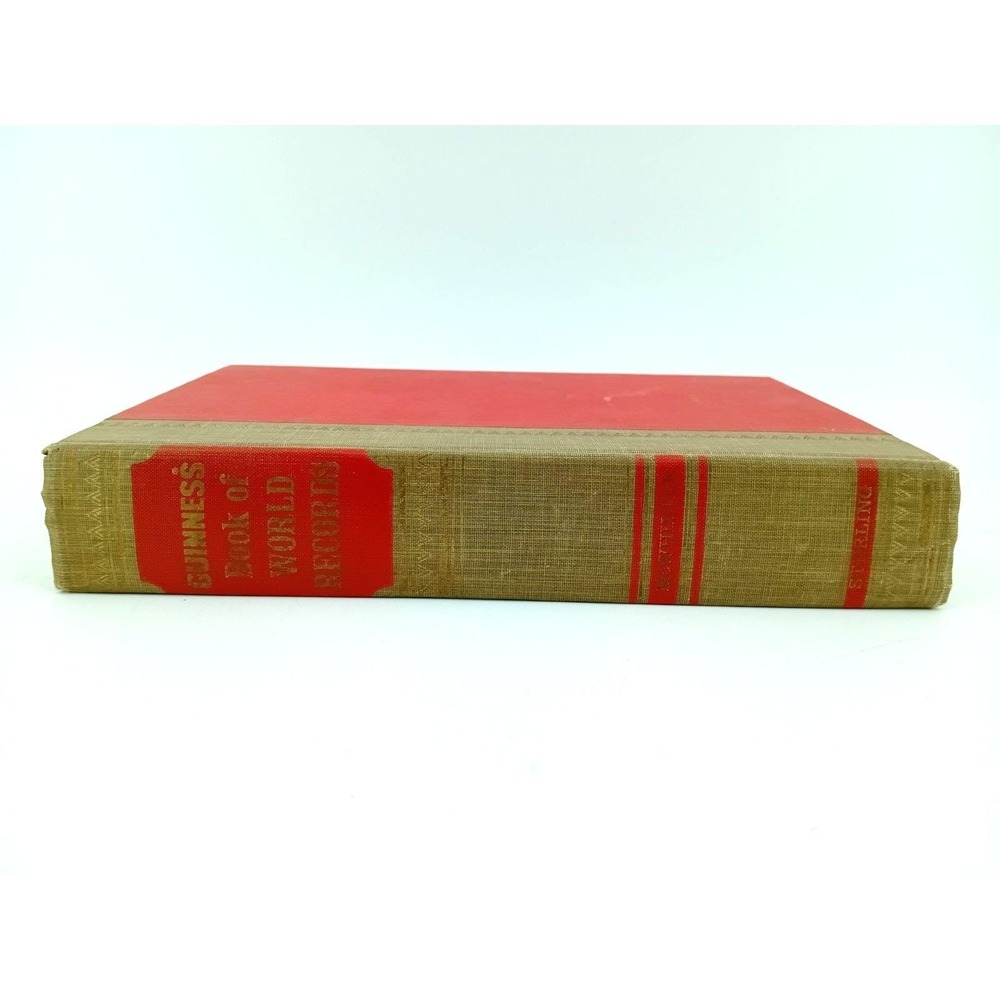 Antique Guinness Book of World Records 1969 Hardcover Acceptable Vintage